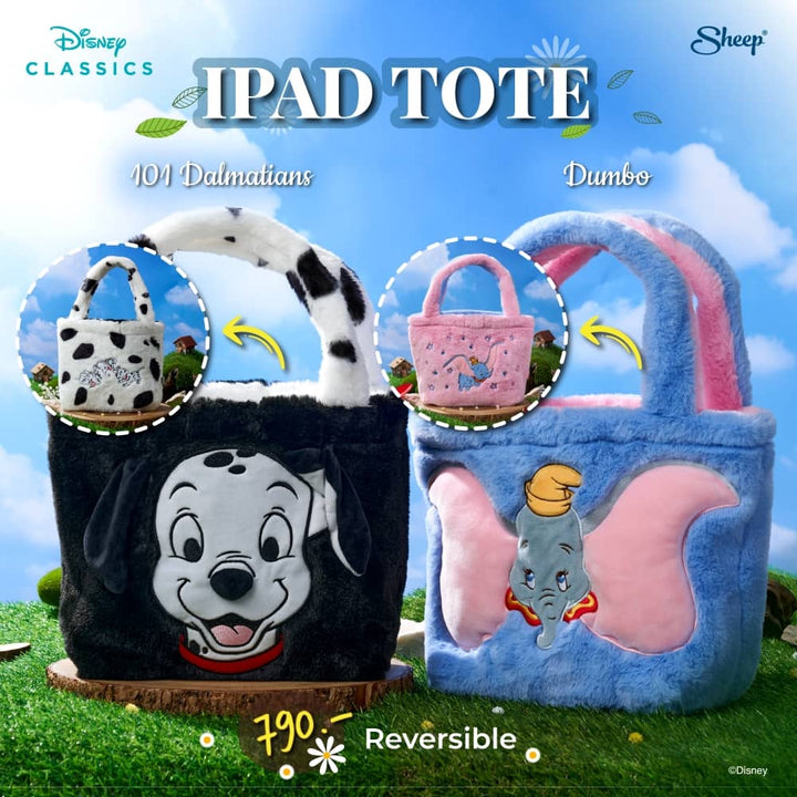 กระเป๋าไอแพด iPad Air และ iPad Pro bag กระเป้าผ้าดิสนีย์ ลิขสิทธิ์แท้ Disney Tote bag