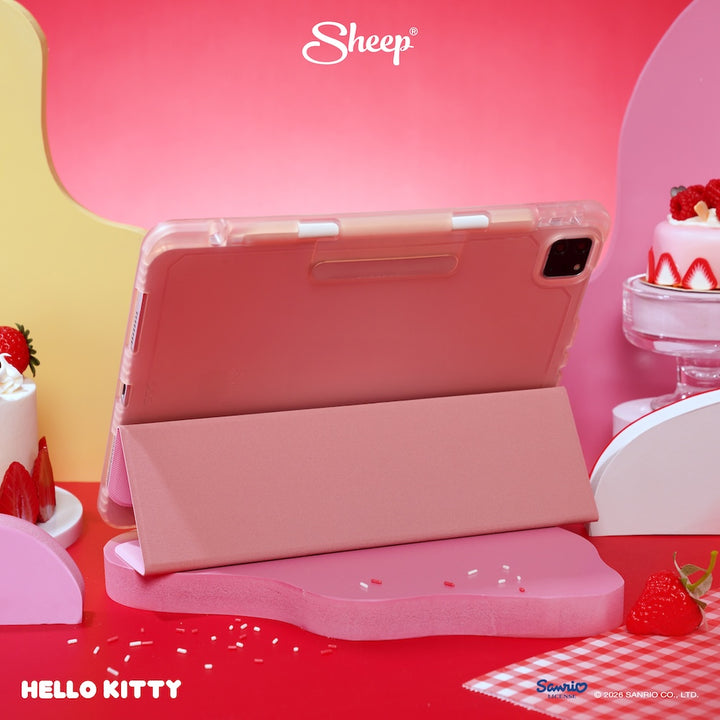 เคส ไอแพด คิตตี้ hello kitty ipad case กันกระแทก น้ำหนักเบา ลิขสิทธิ์แท้ sanrio ซานริโอ้ สีแดง ชมพู สายจด วาด เคสคิตตี้