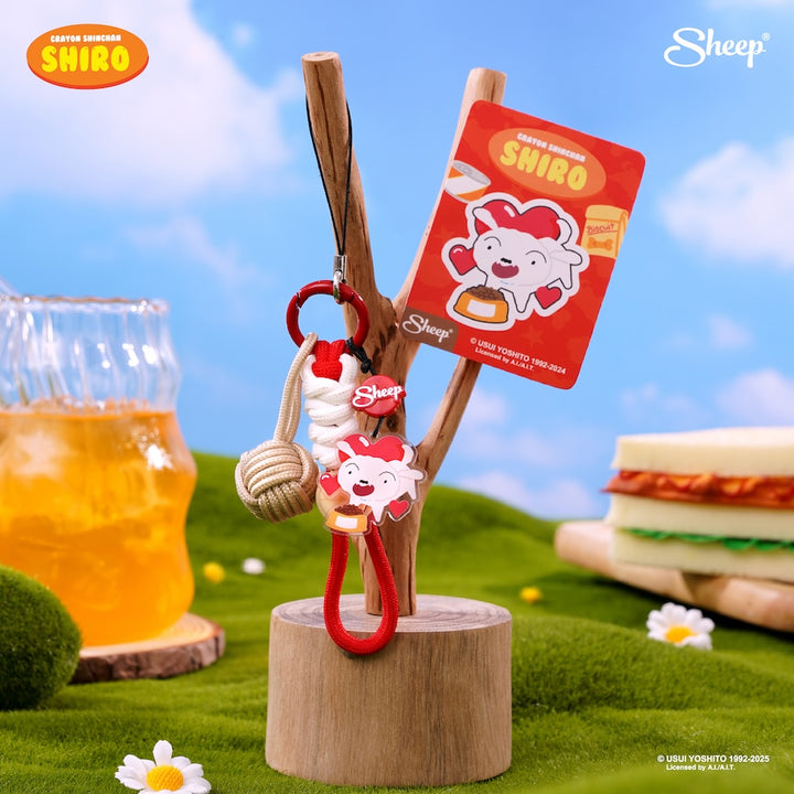 Charm Shiro ของใช้คู่เคส ชินจัง Charm Blind Box  กล่องสุ่มสายคล้องมือถืชิโร่