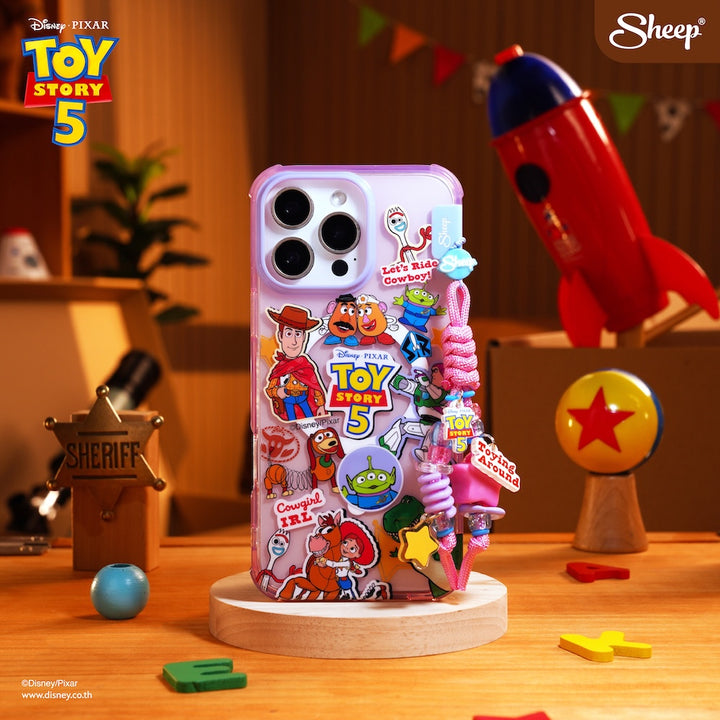 iphone case เคส ไอโฟน toy story 5 disney pixar ลิขสิทธิ์แท้ ดิสนีย์ พิกซาร์ สีชมพู 17 pro max