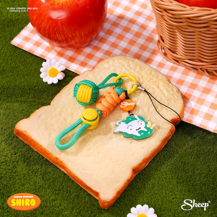 Charm Shiro พร้อมส่ง กล่องสุ่ม สายคล้องมือถือชิโร่ ของใช้คูเคส ชินจัง