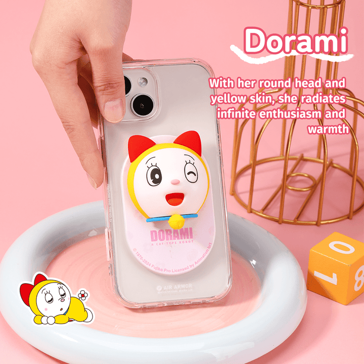 กริ๊บต๊อก ที่ติด หลังมือถือ Magsafe โดเรม่อน Rock Doraemon โดราเอม่อน