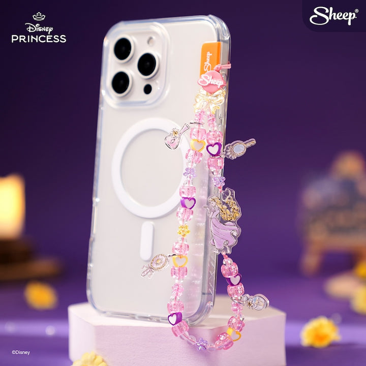 สายคล้องโทรศัพท์น่ารัก ๆ Charm ห้อยมือถือลูกปัด Rapunzel Disney ราพันเซล