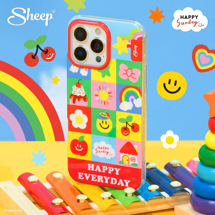 เคสทึบลายน่ารัก เคสทึบ Happy Sunday เคสมือถือ Happy Sunday
