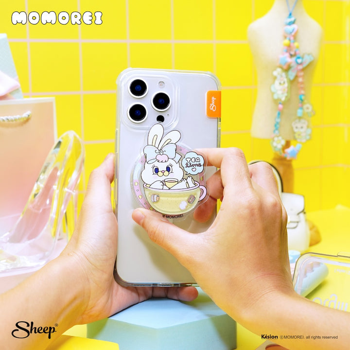 ที่แปะโทรศัพท์ เขย่าได้ กระต่ายริโค่ Magsafe Griptok momorei accessories แต่งเคส