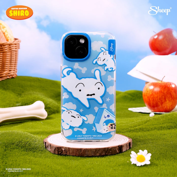 shinchan case เคสกันกระแทก เคสมีของแถม Charm iPhone Case shiro