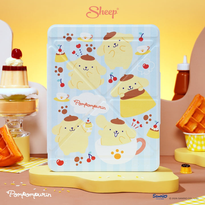 pompompurin ipad case sanrio ปอมปอมปูริน เคสไอแพด กันกระแทก น้ำหนักเบา พกง่าย ลิขสิทธิ์แท้ ซานริโอ้ สีเหลือง ฟ้า