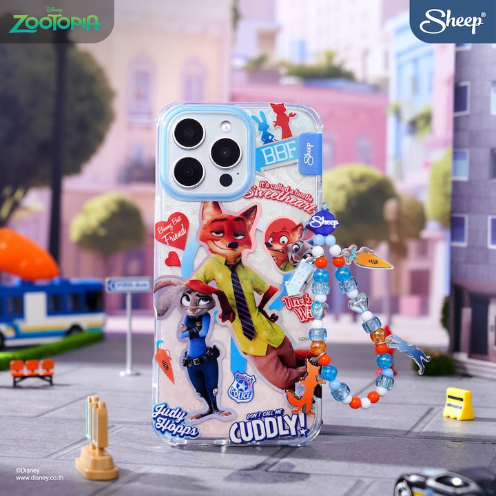 iPhone magsafe case zootopia คู่จิ้น nick &amp; judy เคสไอโฟน ซูโทเปีย แถม สายห้อยมือถือ นิค จูดี้