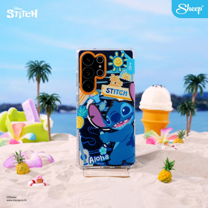 เคสกันกระแทกลวดลาย Stitch ชาร์จไร้สายได้ เคส Samsung Stitch