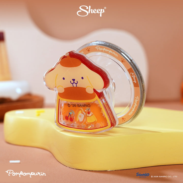 ที่แปะมือถือ pompompurin magsafe phone accessories ใช้คู่เคส sanrio ปอมปอมปุริน ลิขสิทธิ์แท้ เขย่า ได้ griptok