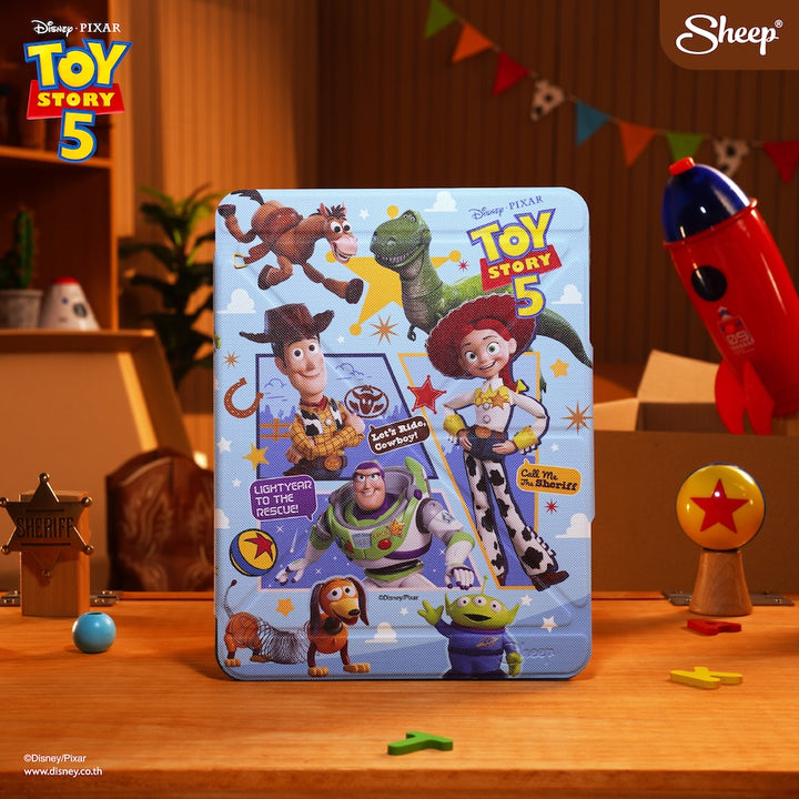 ipad case disney pixar toy story 5 เคส ไอแพด ทอย สตอรี่ สีฟ้า ลายตัวละคร กันกระแทก ลิขสิทธิ์แท้ ดิสนีย์ พิกซาร์