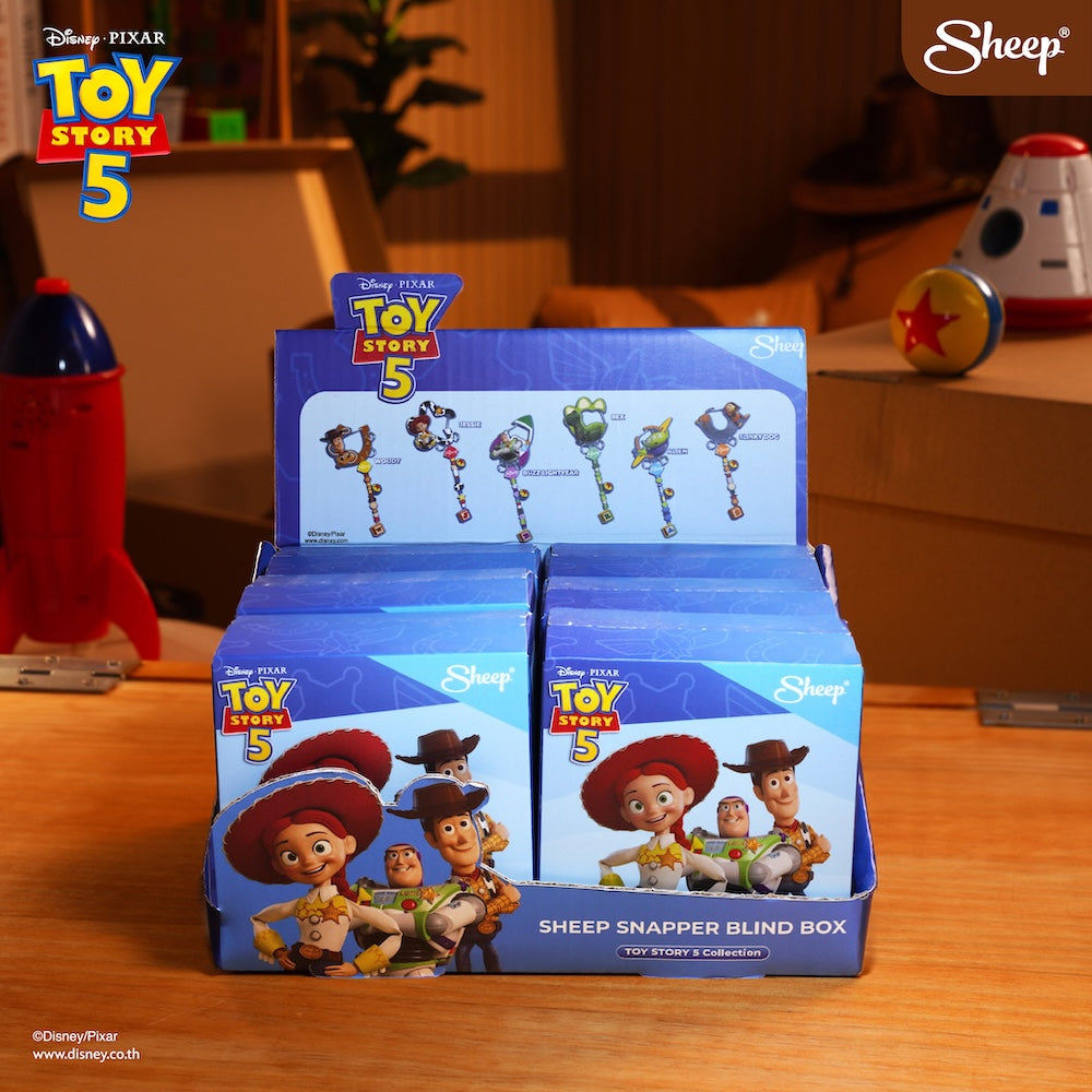 Toy Story 5 ลิขสิทธิ์แท้ ดิสนีย์ Disney กล่องสุ่ม blind box ที่ห้อย กระเป๋า snapper carabiner ของเล่น ของสะสม ทอย สตอรี่