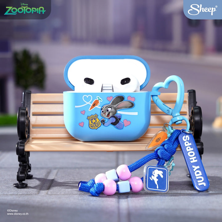 เคสแอร์พอด judy hopps airpods case zootopia จูดี้ กระต่าย ซูโทเปีย สีฟ้า accessories