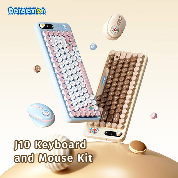Rock Doraemon คีย์บอร์ด และ เม้าส์ ไร้สาย โดเรม่อน เชื่อมไว ใช้ง่าย