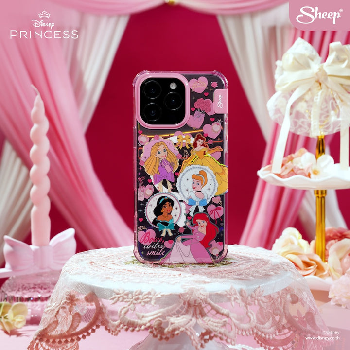 เคส เจ้าหญิงดิสนีย์ disney princess ไอโฟน iphone case แอเรียล ซินเดอเรลล่า เบลล์ จัสมิน ราพันเซล โบว์ ลายน่ารัก กันกระแทก