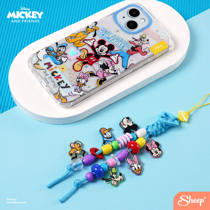 เคสไอโฟน มิคกี้ เมาส์ ดิสนีย์ mickey mouse and friends สีฟ้า iPhone case