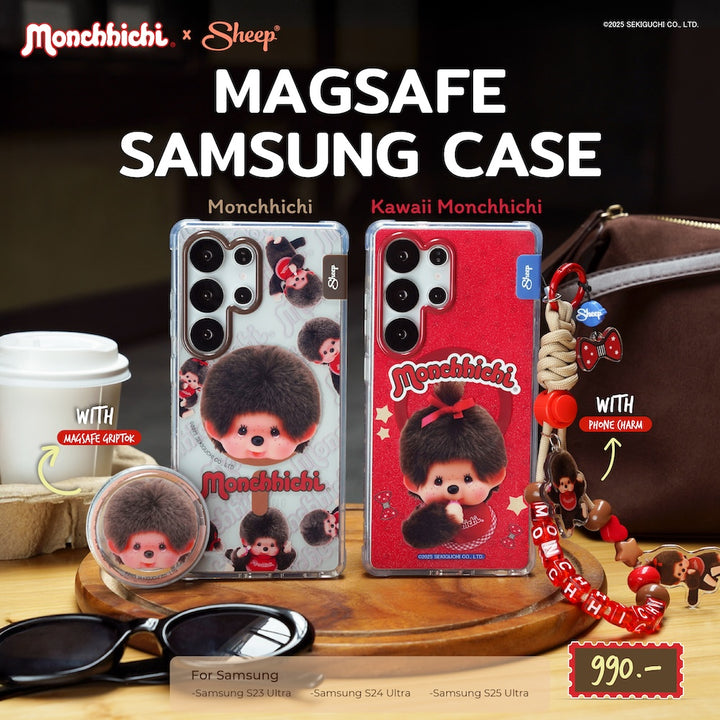 monchhichi samsung magsafe case เคสซัมซุง ม่อนชิชิ ลายน่ารัก