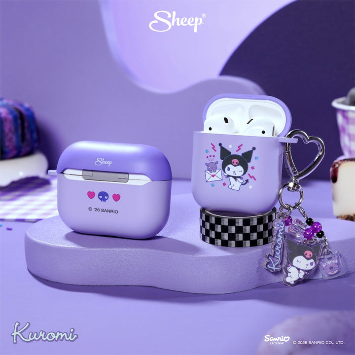 คุโรมิ เคสแอร์พอด 4 pro 3 airpods case kuromi สีม่วง ลิขสิทธิ์แท้ sanrio ของแท้ ซานริโอ้ พร้อมส่ง