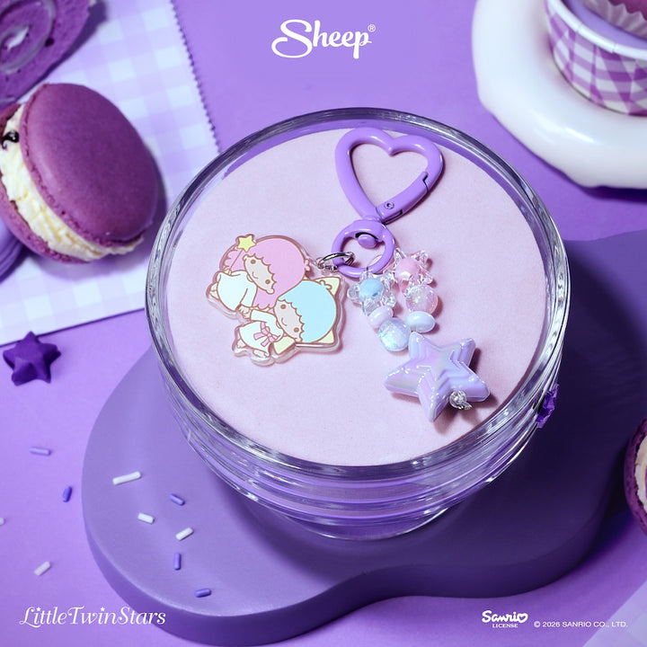 little twin stars airpods case พร้อมส่ง ลิขสิทธิ์แท้ sanrio เคสแอร์พอด ลิตเติ้ลทวินสตาร์ สีม่วง ชมพู แถม พวงกุญแจ keyring