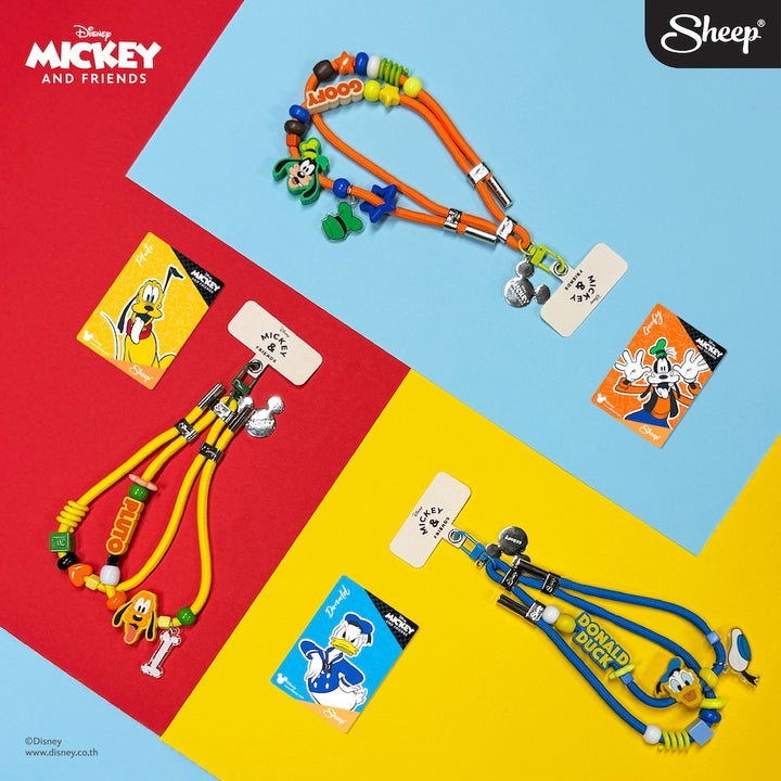 blindbox กล่องสุ่ม mickey mouse and friends มิคกี้เม้าส์  สายปรับได้ ลิขสิทธิ์แท้