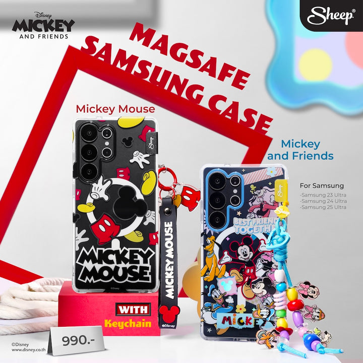 เคส ซัมซุง มิคกี้ เมาส์ magsafe Samsung case ของแถม กันกระแทก ดิสนีย์