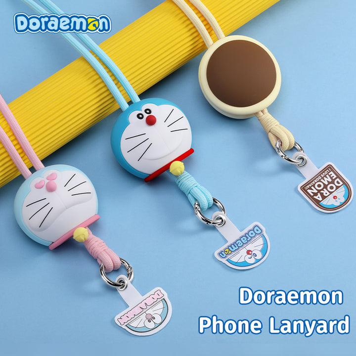 สายคล้อง โทรศัพท์ มือถือ ไอโฟน โดเรม่อน Strap Lanyard Rock Doraemon