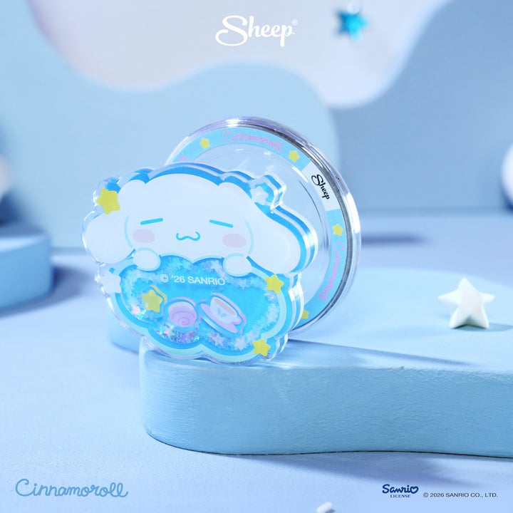 cinnamoroll phone accessories ใช้คู่เคส sanrio ที่แปะมือถือ magsafe ซินนามอนโรล ลิขสิทธิ์แท้ เขย่า ได้ griptok