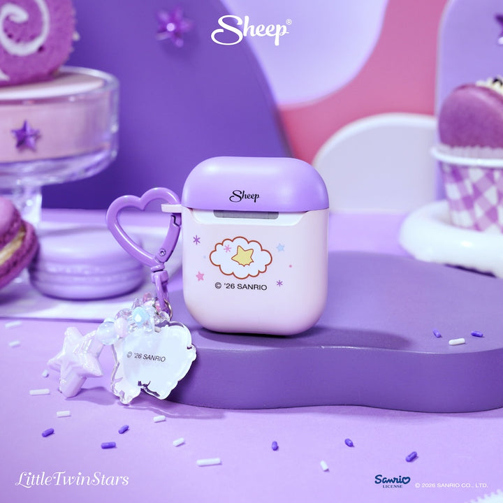 ลิตเติ้ลทวินสตาร์ เคสแอร์พอด airpods case little twin stars สีม่วง ชมพู ลิขสิทธิ์แท้ sanrio ของแท้ ซานริโอ้ พร้อมส่ง