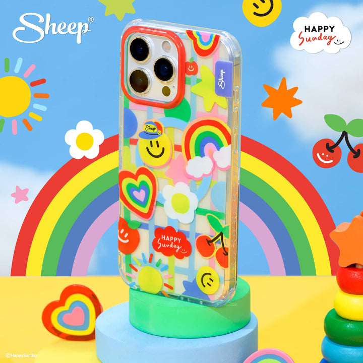 เคสใส MagSafe เคส HAPPY SUNDAY เคสมือถือไอซ์พาดี้ เคสiPhone16