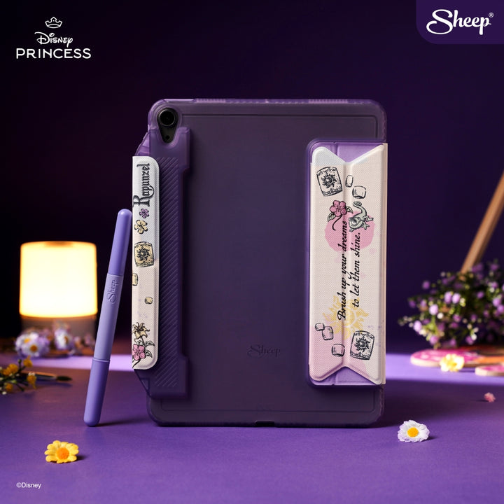 เคสไอแพดมีที่เก็บปากกา เคส iPad Pro, เคส iPad Air ของแท้ Disney Rapunzel ราพันเซล