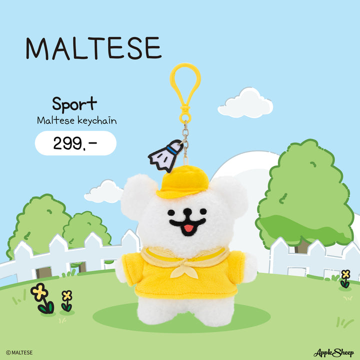 พวงกุญแจตุ๊กตาแต่งตัวได้ Maltese ลิขสิทธิ์แท้ พร้อมส่ง Maltese Keychain