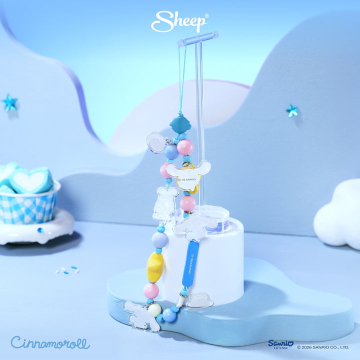 phone charm ซินนามอนโรล สายห้อยมือถือ cinnamoroll ใช้คู่เคส sanrio accessories ซานริโอ้ ลิขสิทธิ์แท้