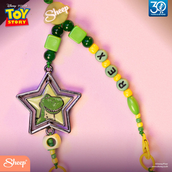 สายห้อยโทรศัพท์ Rex ลิขสิทธิ์แท้ Charm Toy Story กล่องสุ่ม Toy Story