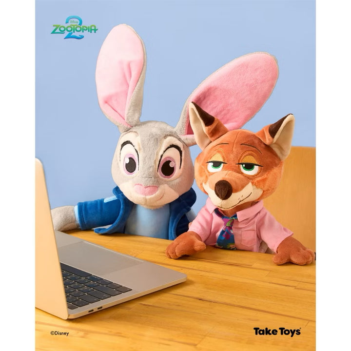 take toys zootopia 2 disney plush nick wilde judy hopps ดิสนีย์ ซูโทเปีย จิ้งจอก นิค กระต่าย judy ตุ๊กตา
