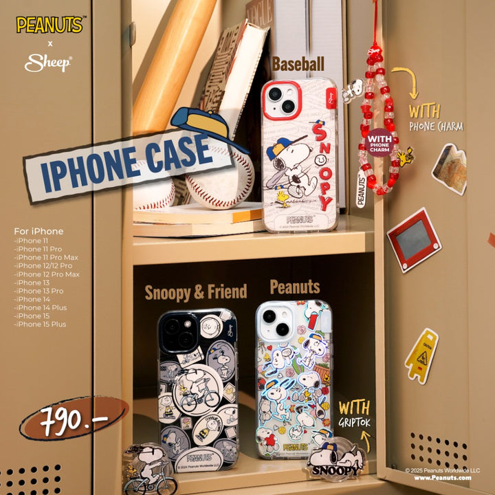 iPhone Case Peanuts เคสไอโฟน มีของแถม เคสไอโฟน Snoopy