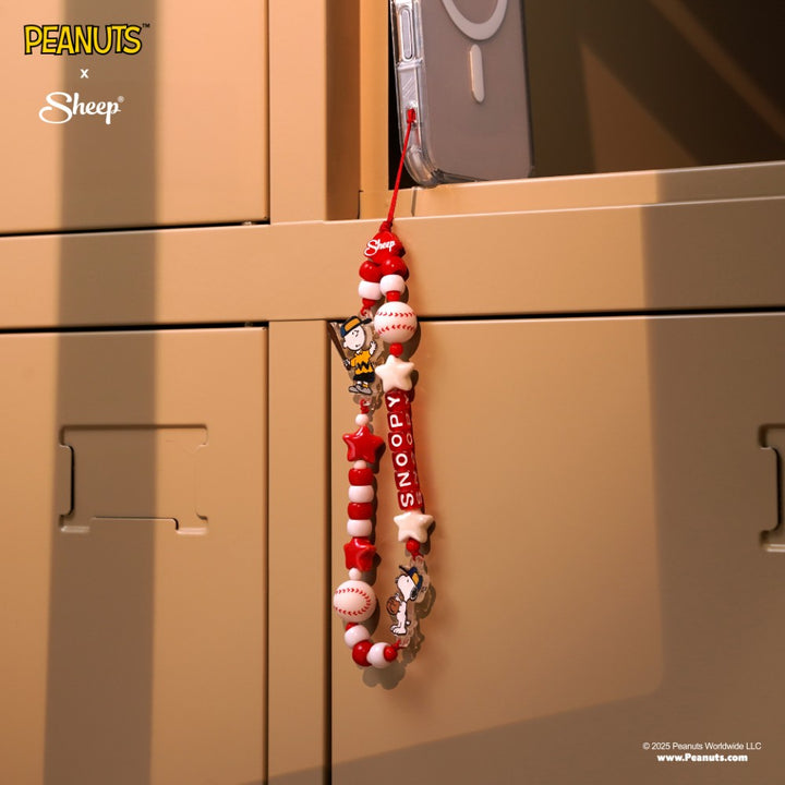 สายคล้องมือสนูปปี้ Charm Peanuts Accessories Snoopy สายห้อยโทรศัพท์ Peanuts