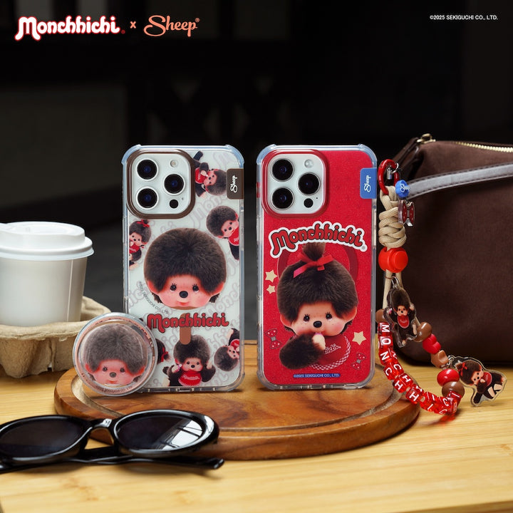 เคส ม่อนชิชิ แบบมีแม่เหล็ก ไอโฟน ลายน่ารัก magsafe iphone case monchhichi กันกระแทก