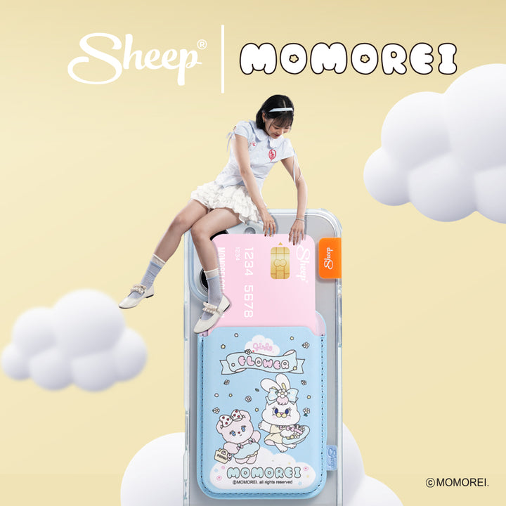 เคส ใส่บัตร สีพาสเทล momorei magsafe wallet card holder แต่งเคส accessories