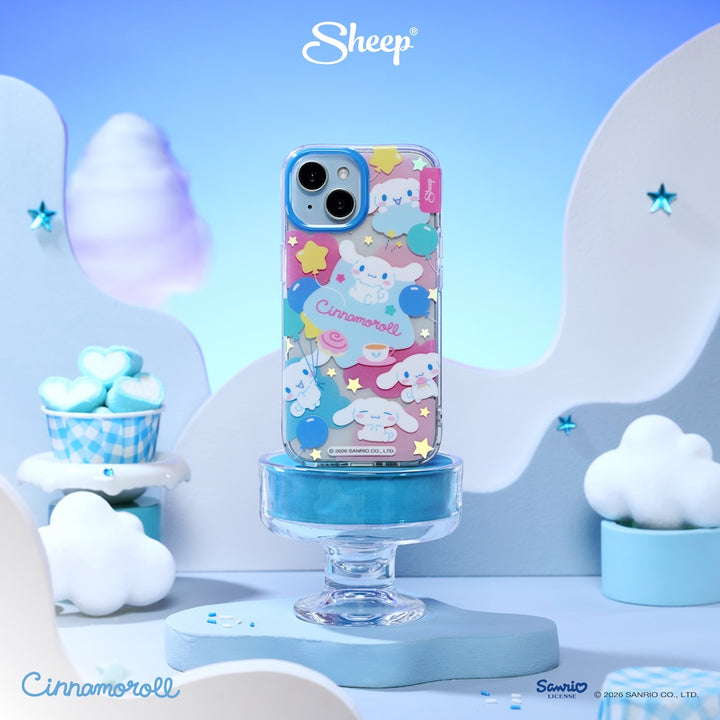 เคส ไอโฟน ซินนามอนโรล ลายน่ารัก cinnamoroll iphone case sketch ลิขสิทธิ์แท้ sanrio สีฟ้า ชมพู ซานริโอ้ กันกระแทก