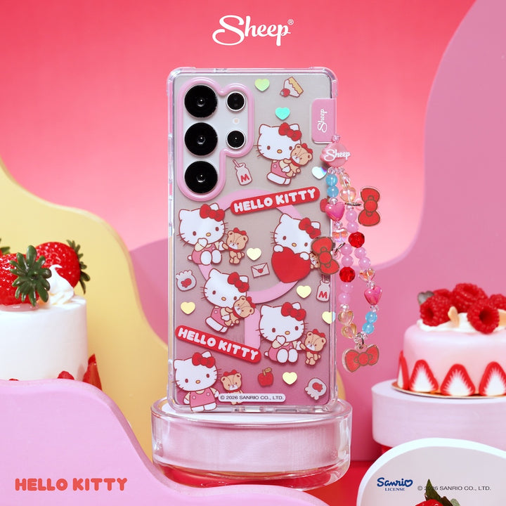 เคสคิตตี้ ซัมซุง ลายน่ารัก hello kitty samsung case magsafe sketc ลิขสิทธิ์แท้ sanrio สีแดง ชมพู ซานริโอ้ กันกระแทก มีของแถม