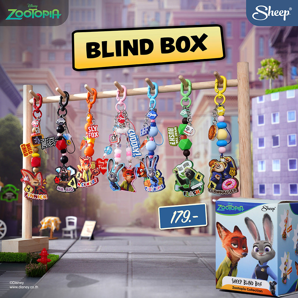 blind box keychain zootopia กล่องสุ่ม สายห้อยมือถือ ซูโทเปีย ลิขสิทธิ์แท้
