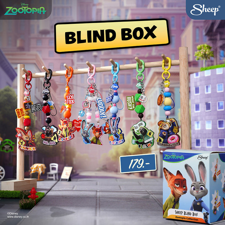 blind box keychain zootopia กล่องสุ่ม สายห้อยมือถือ ซูโทเปีย ลิขสิทธิ์แท้