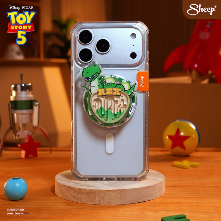 Toy Story 5 ทอย สตอรี่ Rex เร็กซ์ ดิสนีย์ Phone Grip ของเล่น ที่แปะมือถือ MagSafe Disney ลิขสิทธิ์แท้ ของสะสม
