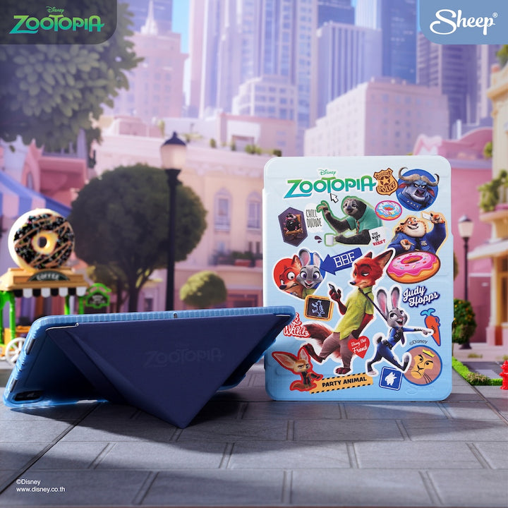 zootopia iPad case เคสไอแพด ดิสนีย์ ซูโทเปีย สีฟ้า น้ำหนักเบา กันกระแทก