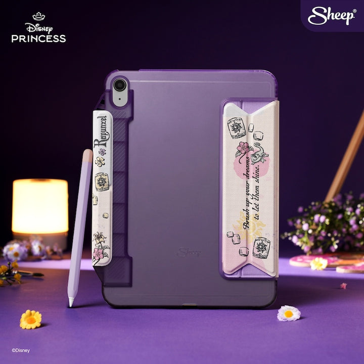 เคสไอแพด แถมปลอกปากกา เคส iPad Pro, เคส iPad Air ของแท้ Disney Rapunzel ราพันเซล