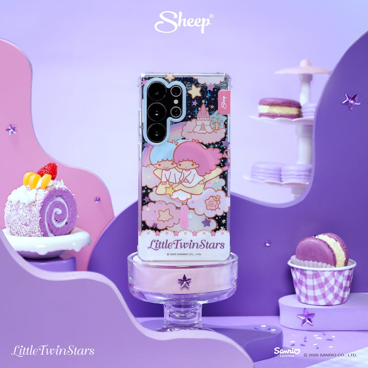 little twin stars samsung case ลายน่ารัก กันกระแทก เคส ซัมซุง ลิตเติ้ลทวินสตาร์ สีม่วง ลิขสิทธิ์แท้ sanrio ซานริโอ้ มีของแถม