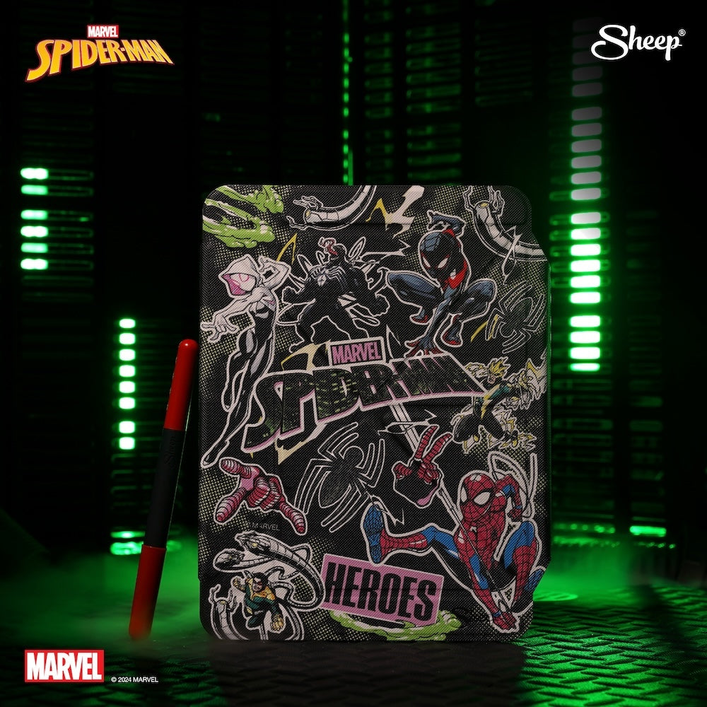เคสไอแพดแถมปลอกปากกา เคส Marvel Spider-Man ลิขสิทธิ์แท้ เคส iPad และ iPad Pro