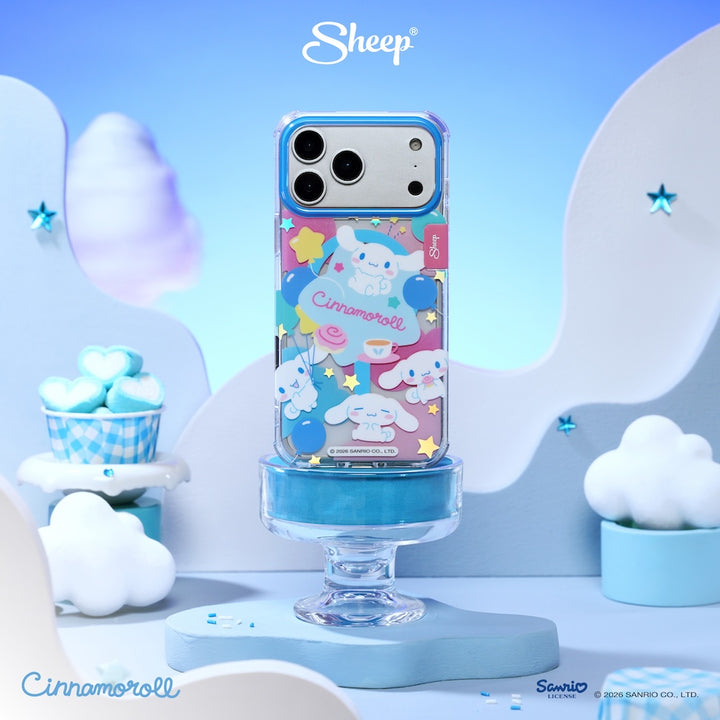 cinnamoroll iphone magsafe case เคส ไอโฟน ซินนามอนโรล ลิขสิทธิ์แท้ sanrio สีฟ้า ชมพู ลายน่ารัก ซานริโอ้ กันกระแทก 17 pro max
