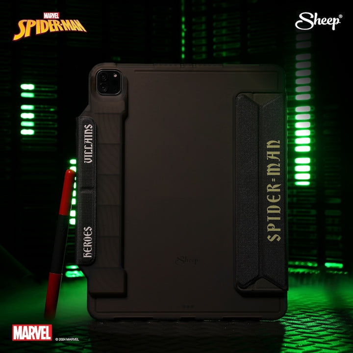 เคสไอแพดแถมปลอกปากกา เคส Marvel Spider-Man ลิขสิทธิ์แท้ เคส iPad และ iPad Pro