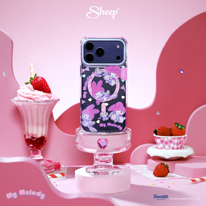 my melody iphone magsafe case เคส ไอโฟน มายเมโลดี้ ลิขสิทธิ์แท้ sanrio สีชมพู ลายน่ารัก ซานริโอ้ 17 18 pro max